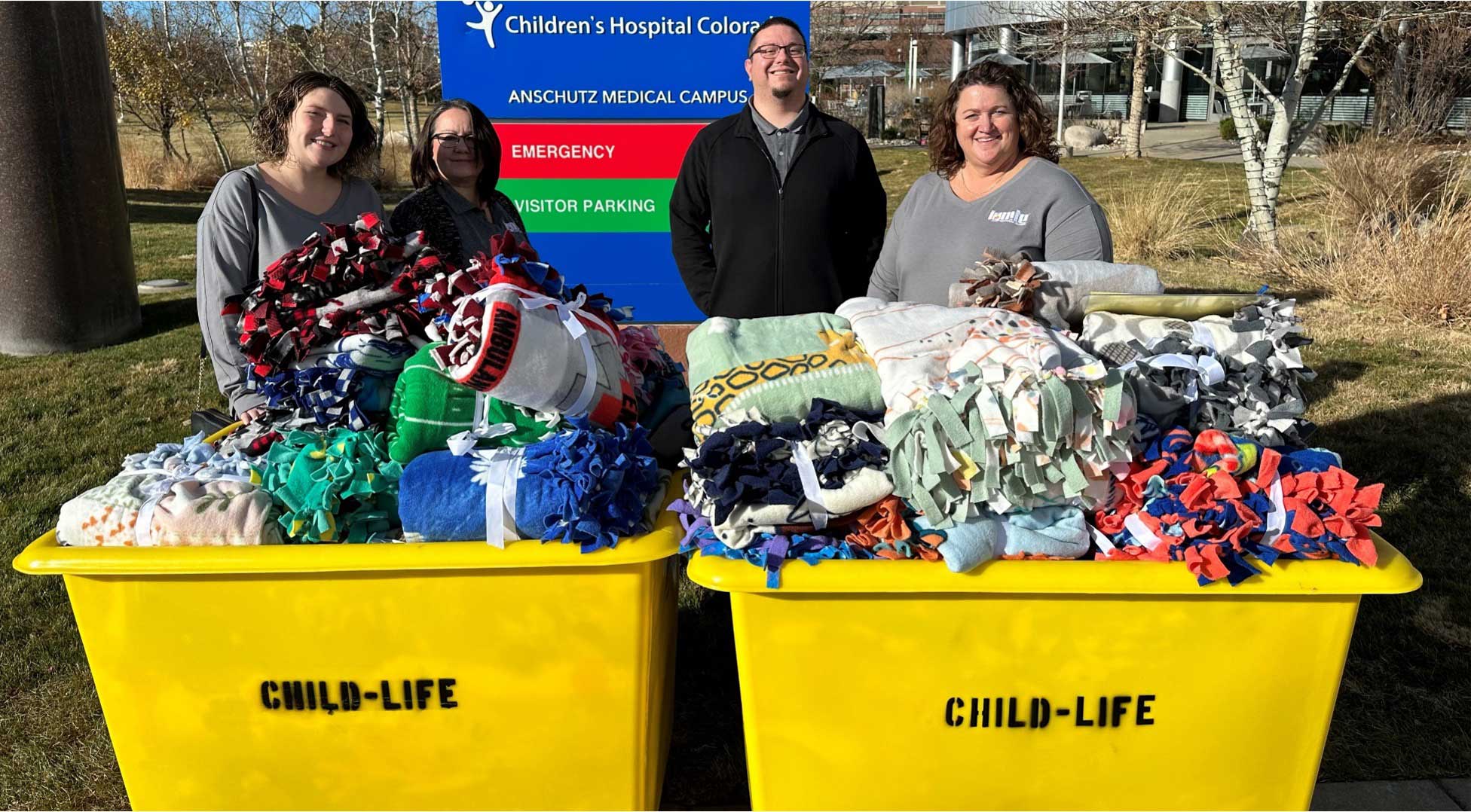 Blankets for the Children’s Hospital Colorado 